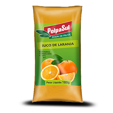 POLPA POLPASUL CONGELADA LARANJA 100G