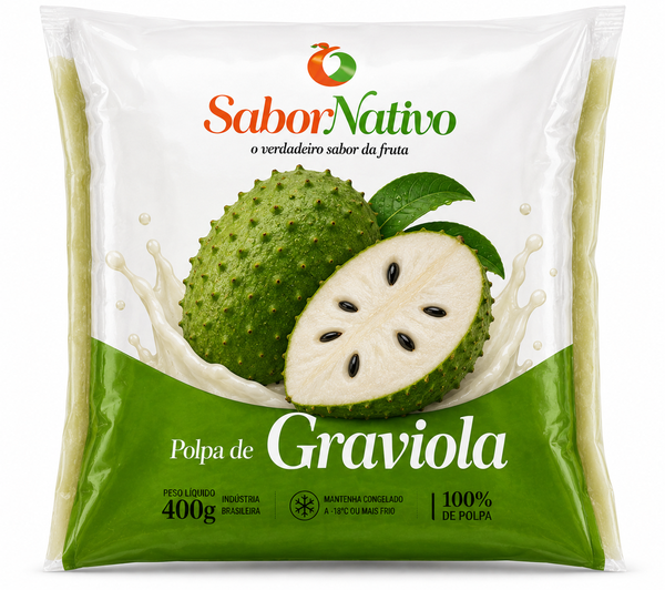 POLP DE F S NATIVO 400G GRAVIOLA