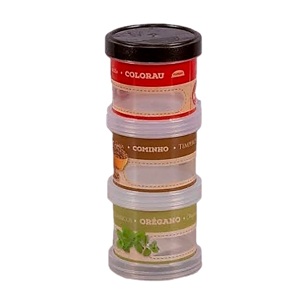 PORTA CONDIMENTO ROSCA C/3 PCS 02