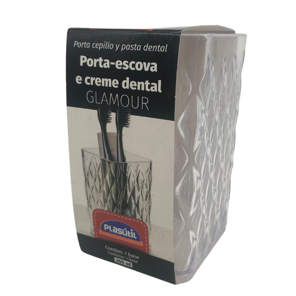 PORTA ESCOVA GLAMOUR PLASÚTIL A1
