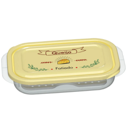 PORTA QUEIJO NITRON C/TELA 460ML