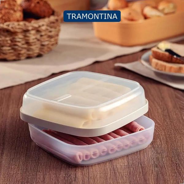 PORTA FRIOS TRAMONTINA MIXCOLOR  CINZA 1,3L 