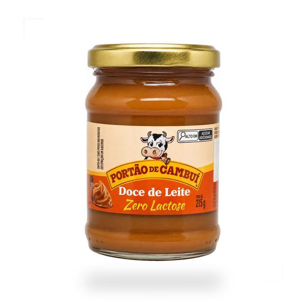 DOCE DE LEITE ZERO LACTOSE 215G PORTAO DE CAMBUÍ