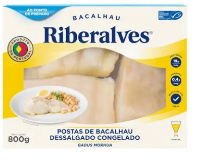 POSTA BACALHAU MORHUA CG RIBERALVES CX 800g