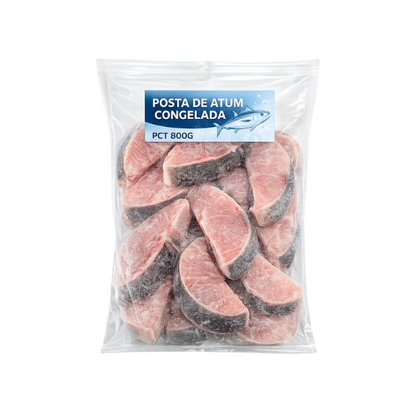 PEIXE ATUM POSTA JC PESCADOS CONG PCT 800G