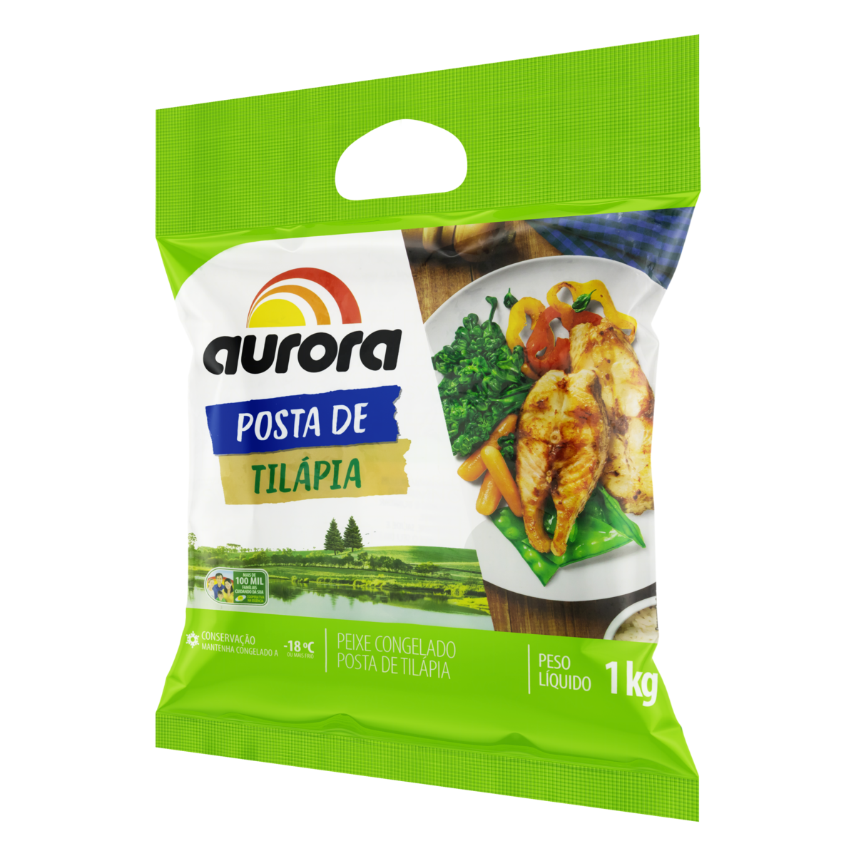 POSTA DE TILAPIA AURORA 400G