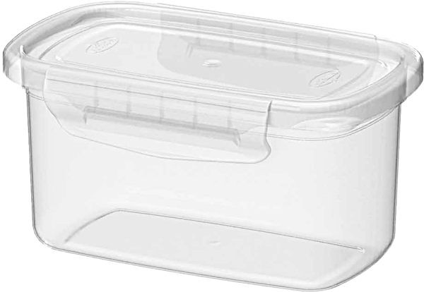 POTE PLASTICO RETANGULAR PURA CASA  850ML