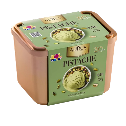 SORVETE SOL E NEVE AURUS PISTACHE 1,5L