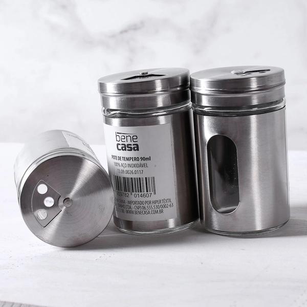 POTE TEMPEIRO BENE CASA INOX 90ML