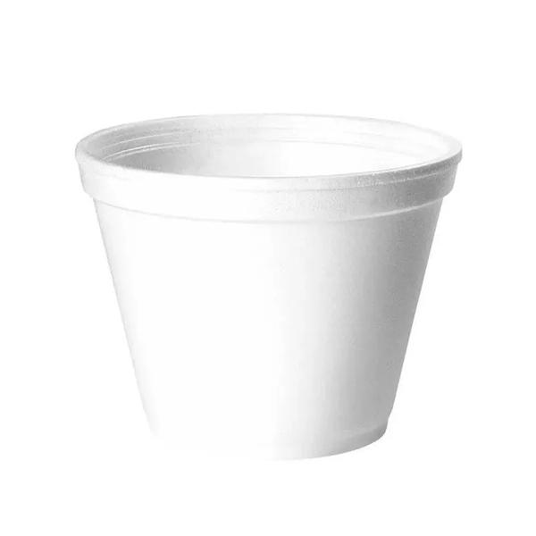 POTE ISOPOR 360ML BRANCA 25UN PT-240 PS COPOBRAS