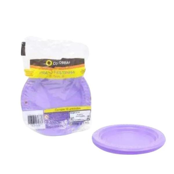 PRATO DESC LILAS RASO COPOBRAS 15CM