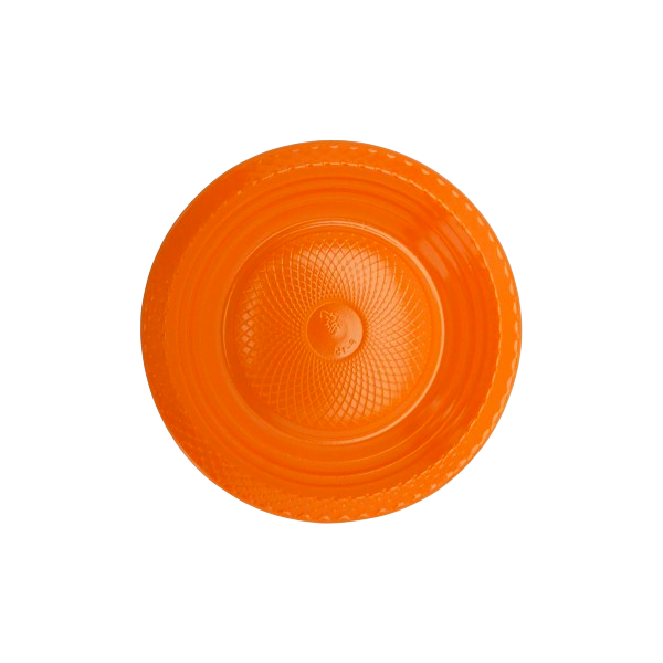 PRATO DESC FORFEST 10UN LARANJA 15CM