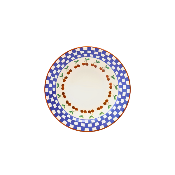 PRATO OXFORD 21.5CM FUNDO JARDIM CEREJAS