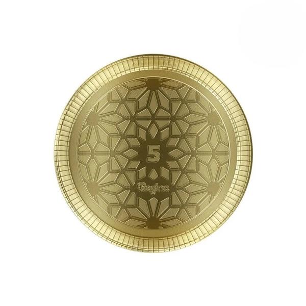PRATO LAMINADO REGINA N.5 27CM OURO