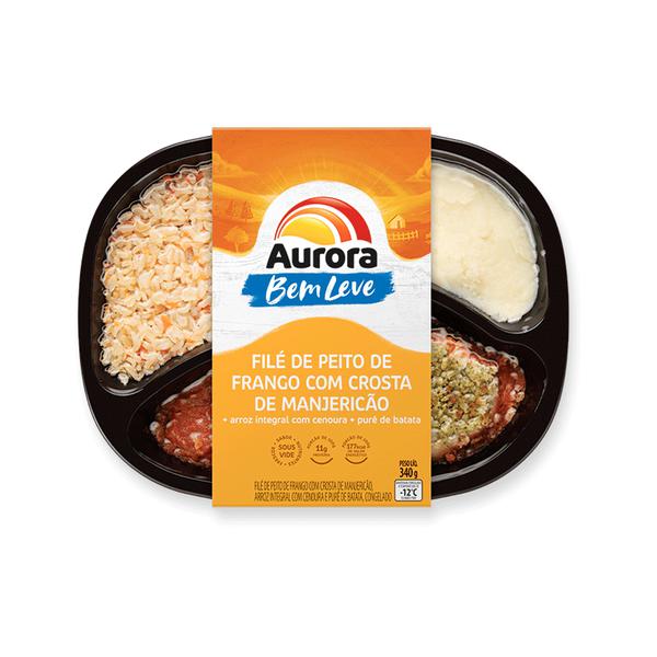 PRATO PRONTO AURORA FILE DE FRANCO C/ARROZ CENOURA E PURE 340G