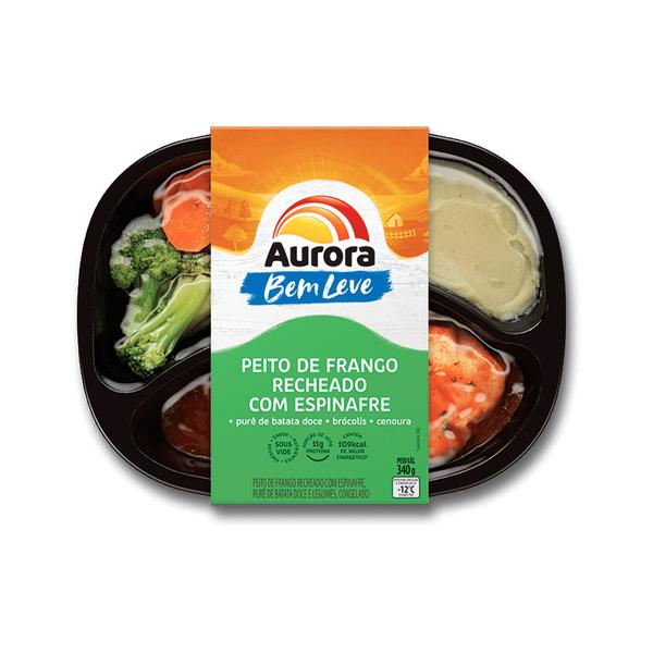 PRATO PRONTO AURORA FRANCO RECH. PURE DE BATATA DOCE E LEGUMES 340G