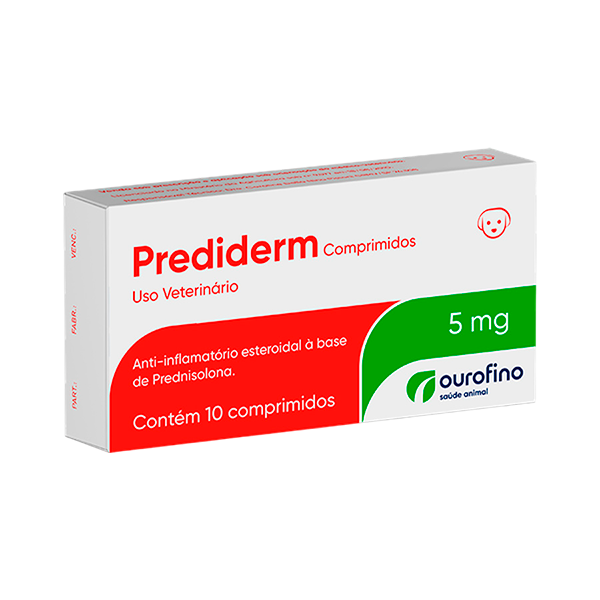PREDIDERM 5MG C/10CPDS