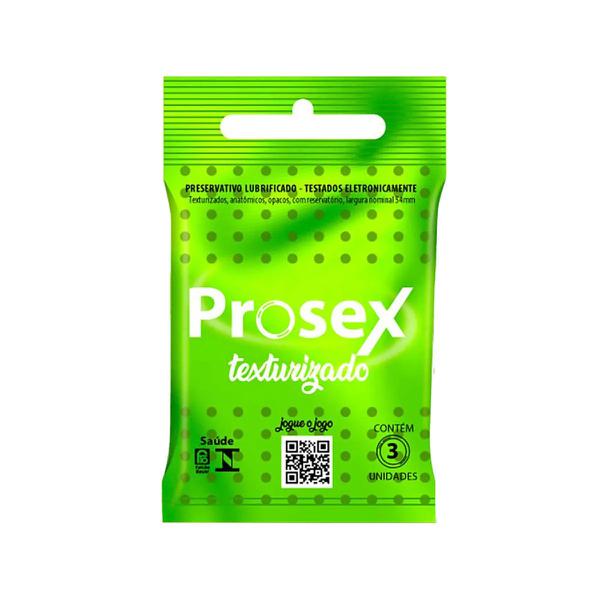 PRESERVATIVO PROSEX 3UN TEXTURIZADO