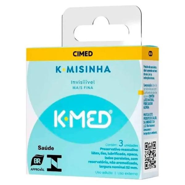 PRESERVATIVO K-MISINHA K-MED 3UN INVISIVEL