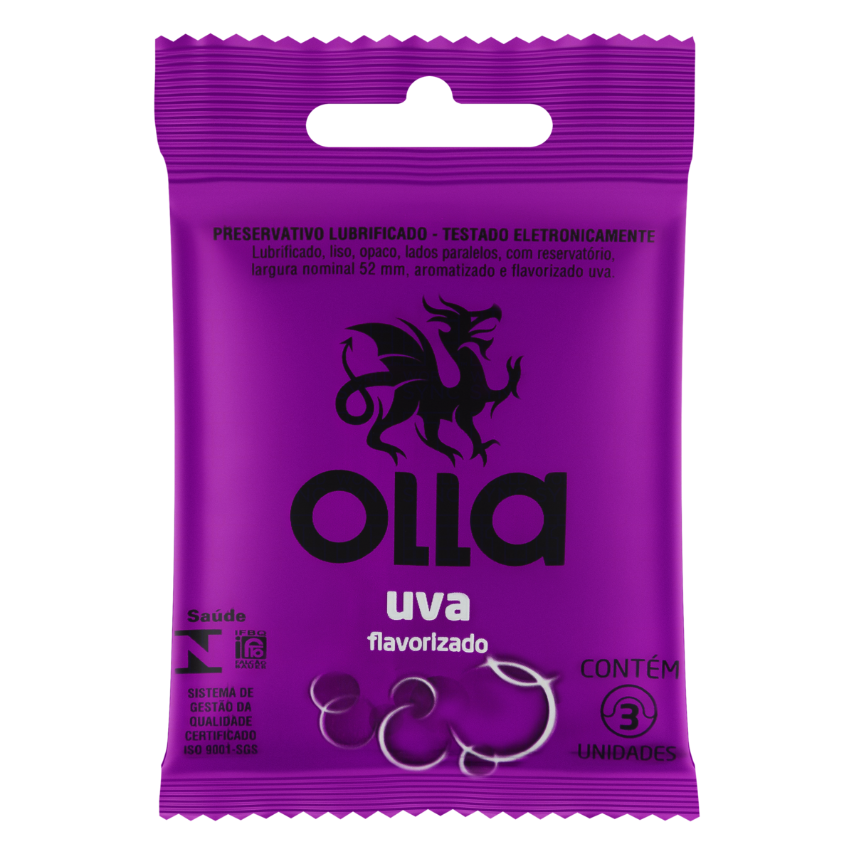 PRESERVATIVO OLLA 3UN UVA