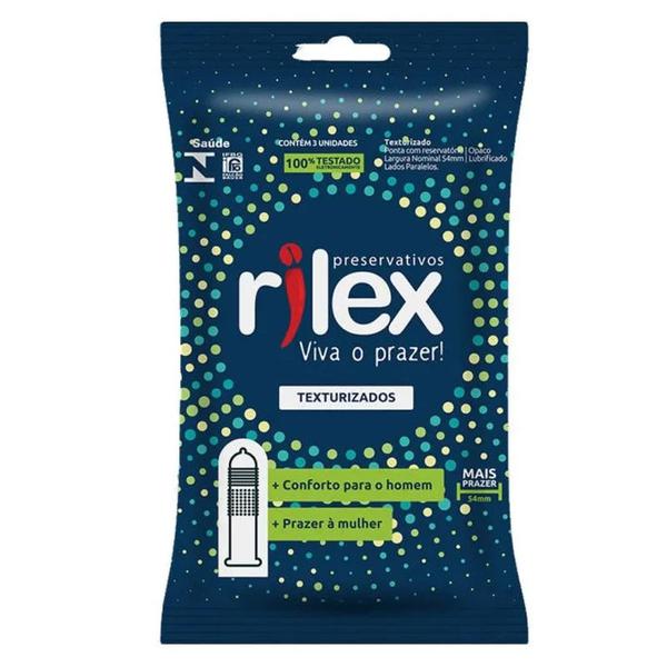 PRESERVATIVO RILEX TEXTURIZADO 3UND