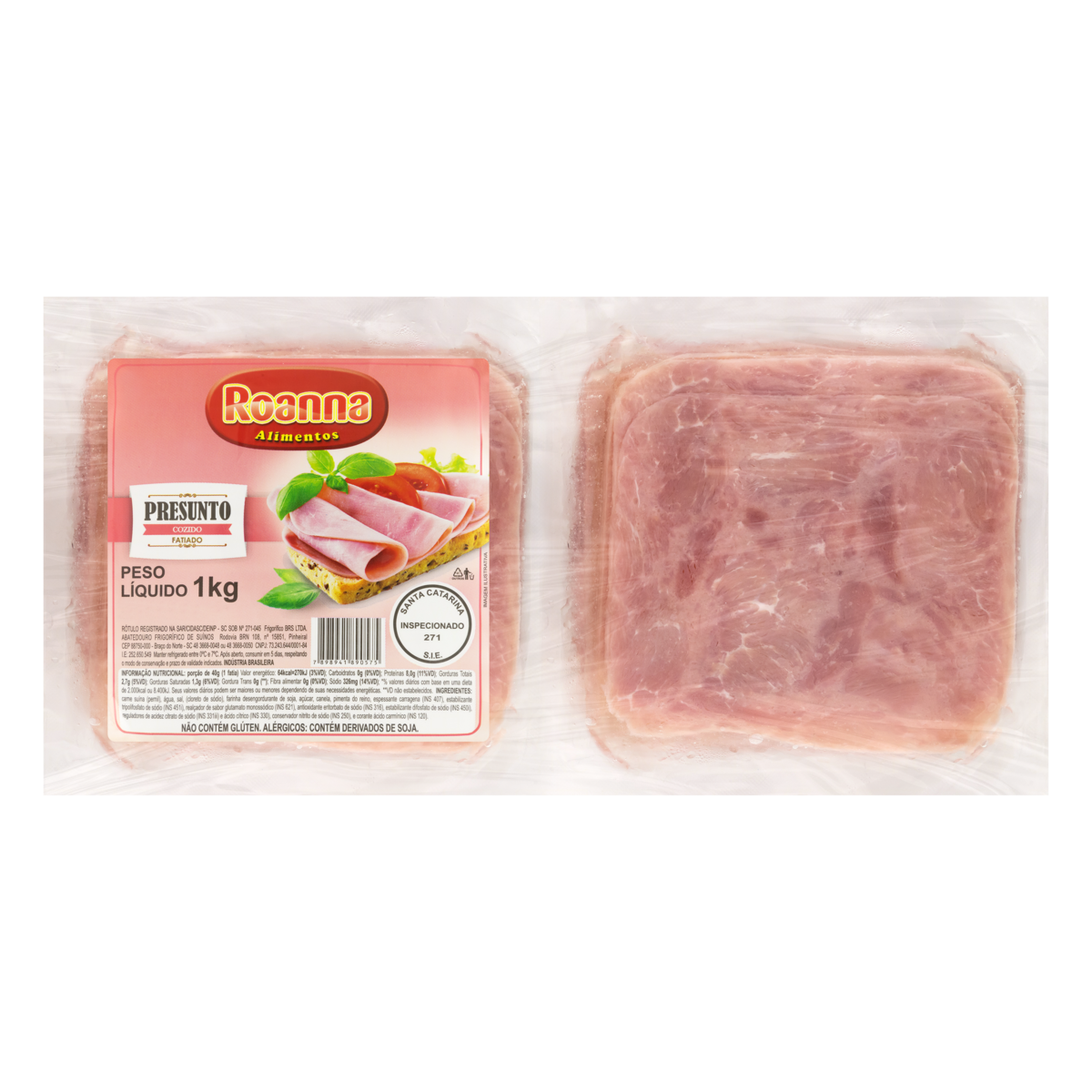 PRESUNTO ROANNA  1KG  FATIADO