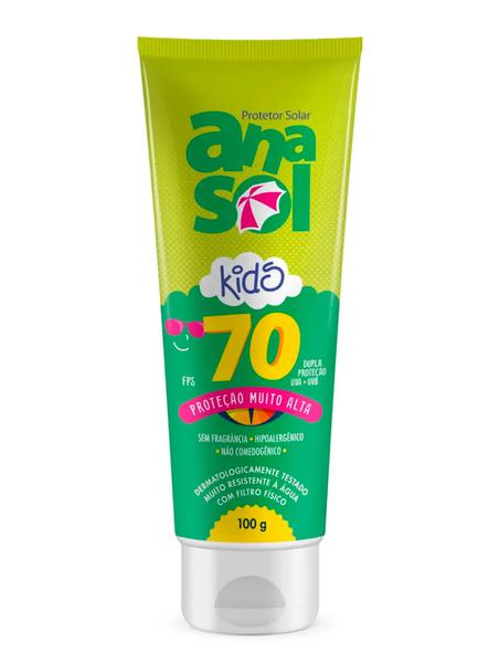 PROT SOLAR ANASOL 100ML FPS 70 KIDS