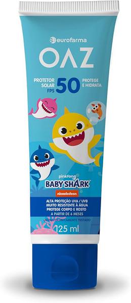 PROTETOR SOLAR BABY SHARK OAZ FPS50 125ML