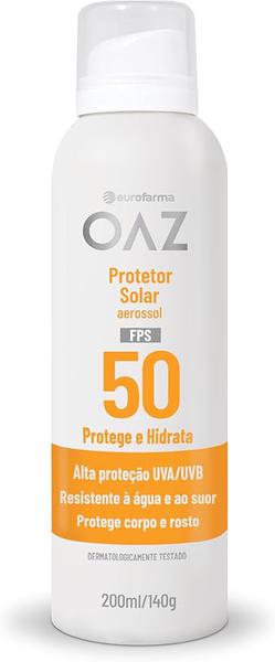 PROTETOR SOLAR OAZ 50 FPS AEROSOL 200ML