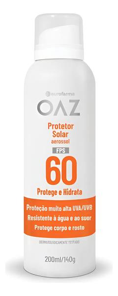 PROTETOR SOLAR OAZ 60 FPS AEROSOL 200ML