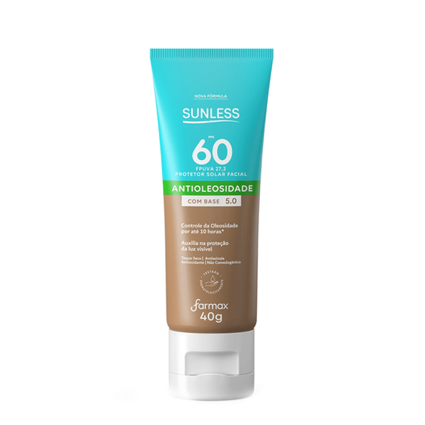 PROTETOR SOLAR FACIAL SUNLESS 040G F60 C BASE 4.