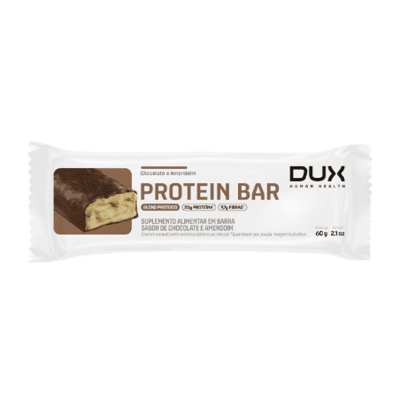 BARRA DE PROTEINA DUX 60G CHOCOLATE E AMENDOIM