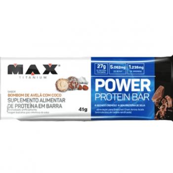 POWER PROTEIN BAR MAX 41G BOMBOM AVELA COCO