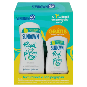 KIT PROTETOR SOLAR SUNDOWN PRAIA FPS50