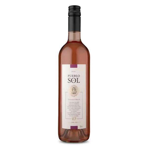Bebida Vinho Pueblo Del Sol 750Ml Tannat Rose