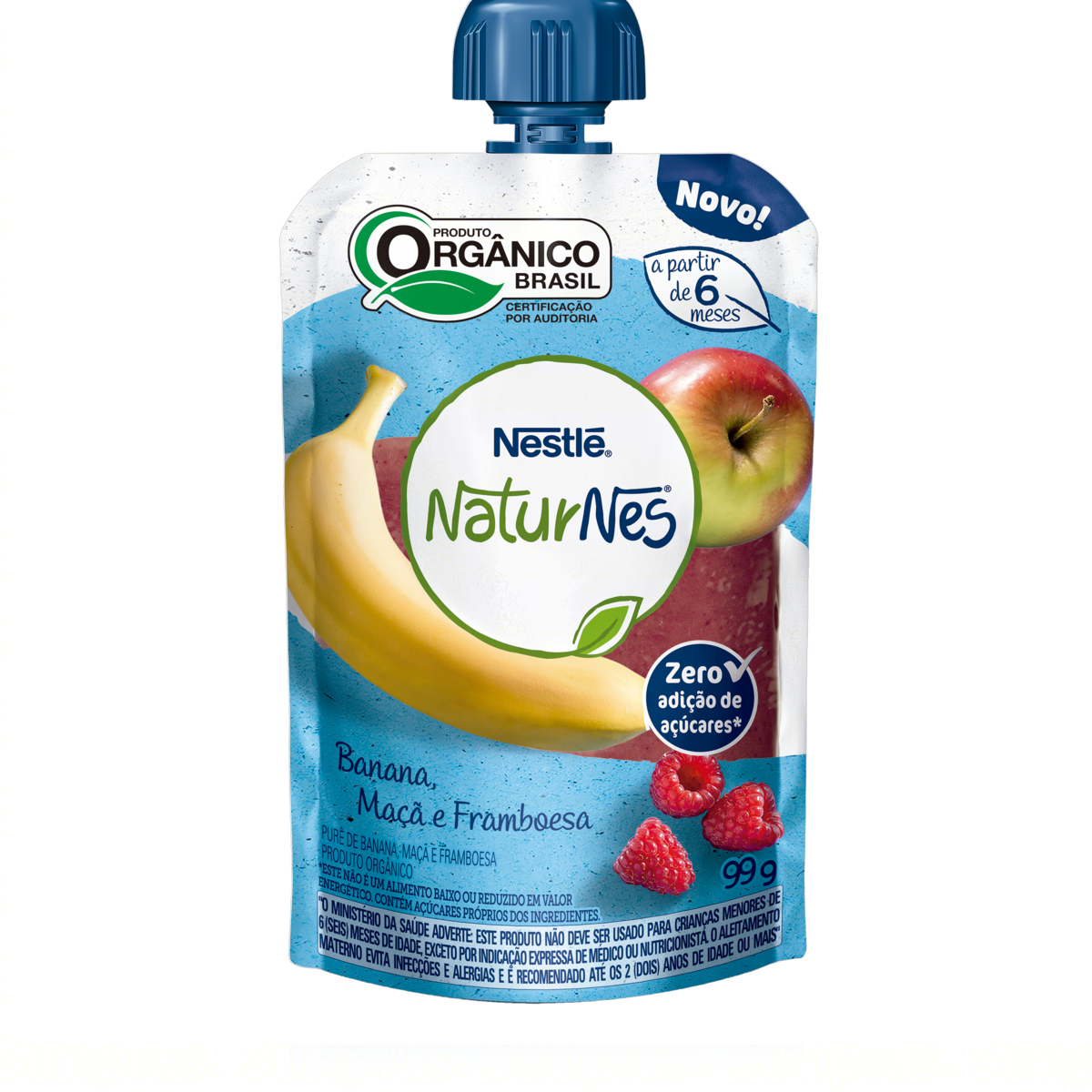 ALIM INF NESTLE NATURES ORG BANANA/MACA/FRAMBOESA 99g