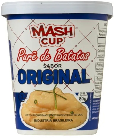 Pure Batata Instantaneo Mash Cup 80G Original