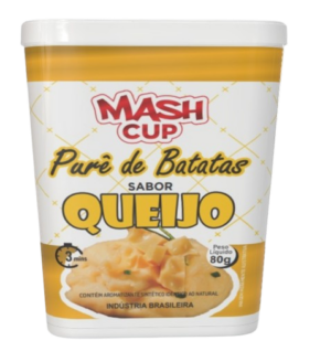 Pure Batata Instantaneo Mash Cup 80G Queijo