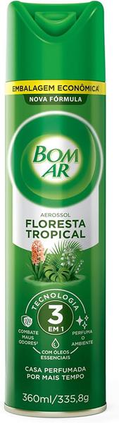 Odorizador De Ar Promocional 360ml Floresta Tropical Bom Ar