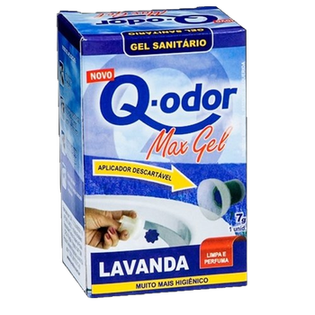 GEL SANITARIO Q-ODOR MAX GEL LAVANDA 7G