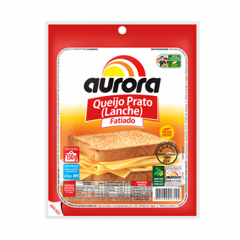 QUEIJO PRATO AURORA  FAT 150G