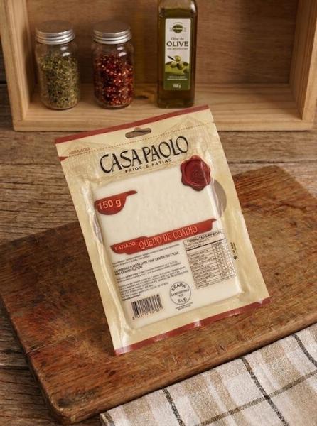 QUEIJO COALHO CASA PAOLO 150G FATIADO