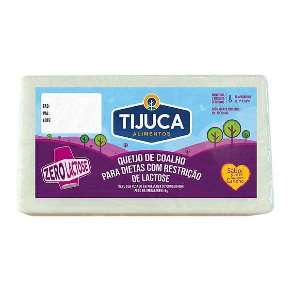 QUEIJO COALHO TIJUCA KG ZERO LACTOSE