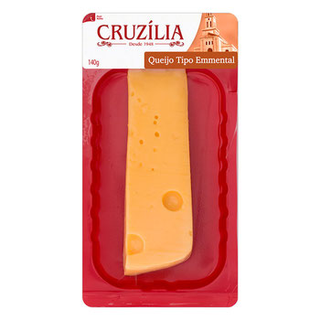 QUEIJO CRUZILIA TIPO EMMENTAL 140G