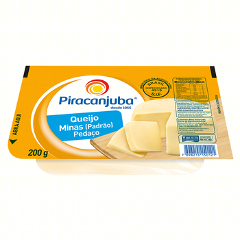 QUEIJO PIRACANJUBA MINAS PADRAO 200G