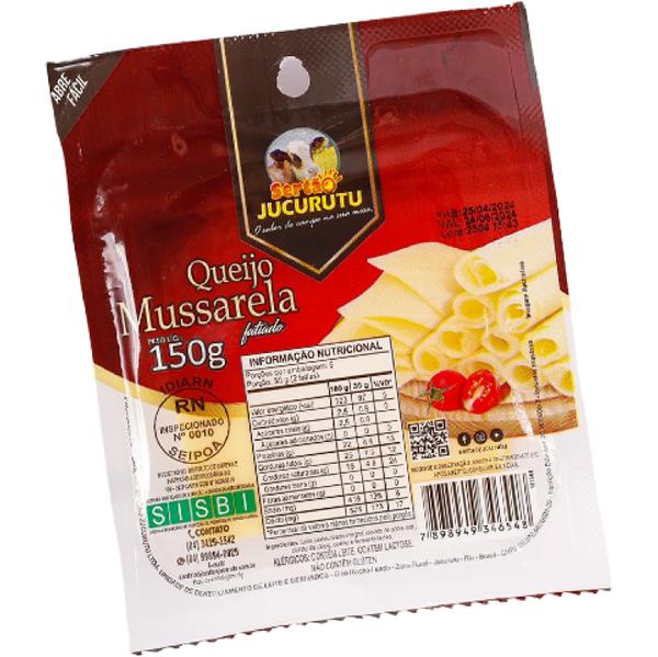 QUEIJO SERTAO JUCURUTU 150G MUSSARELA FA