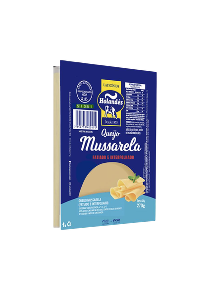 QUEIJO HOLANDES 270G MUSSARELA FATIADO