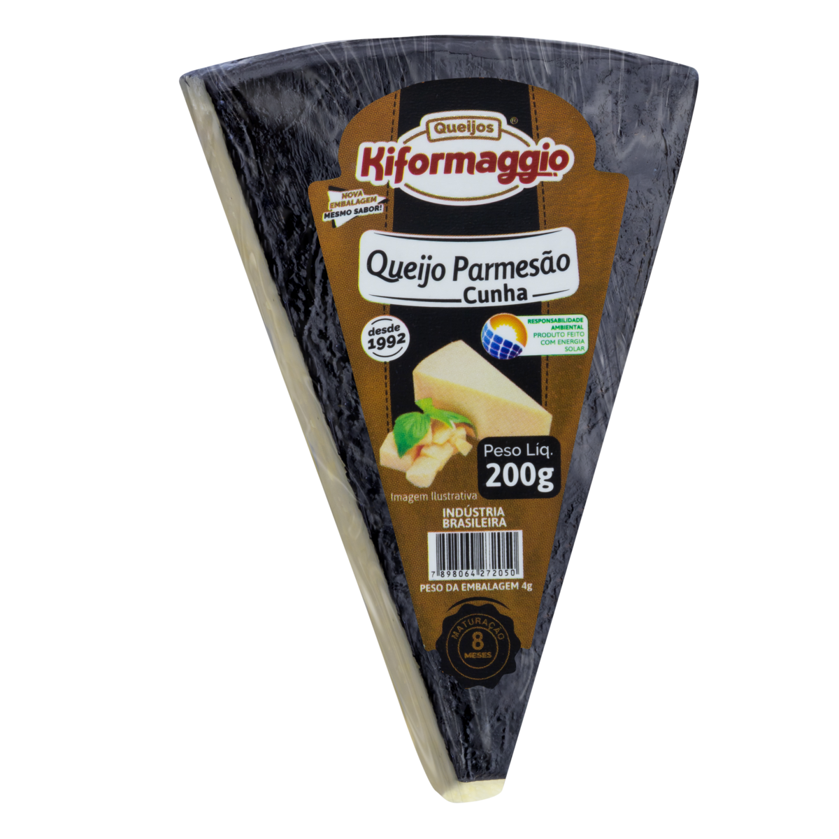 QUEIJO KIFORMAGGIO 200G PARMESAO CAPA PRETA