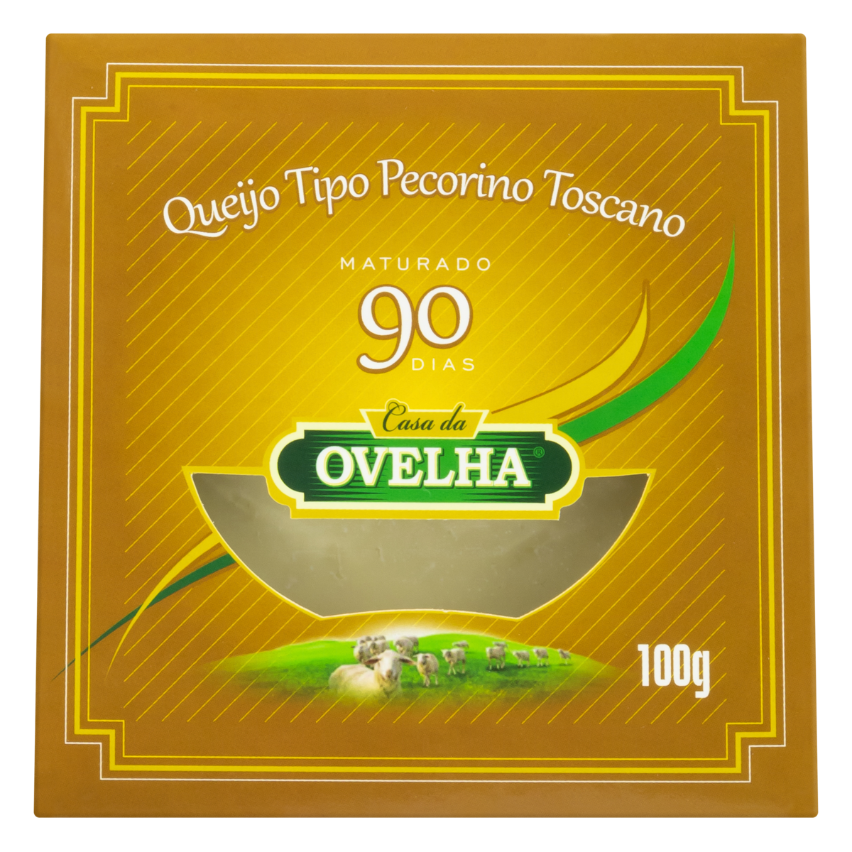 QUEIJO PECORINO 90 DIAS TOSCANO 100G CASA DA OVELH