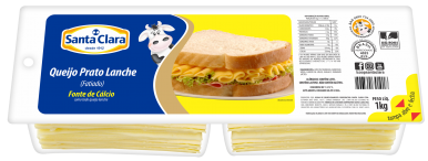 QUEIJO LANCHE SANTA CLARA 1KG